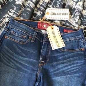 NWT Lucky brand Sofia straight leg jeans